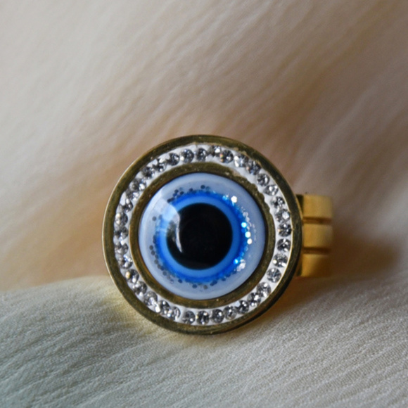 Boho Gypsy Sisters Jewelry - Gold Plated Ring Eye Size 8